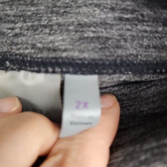 Athleta Heather Gray Exercise Stretch Activewear Leggings Pants Size 2X - Picture 4 of 8
